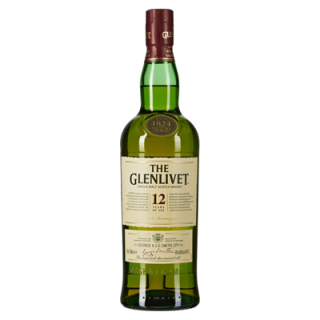 Glenlivet Single Malt Scotch Whisky 12 Years of Age 40 % Vol. - 0,70 l Flasche