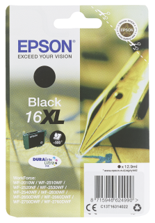 Epson Tintenpatrone T1631XL Schwarz