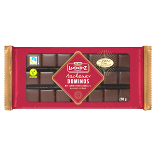 Lambertz Dominos Zartbitter - 250 g Packung