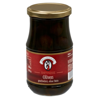Hellrigel Oliven schwarz ohne Stein 370ml