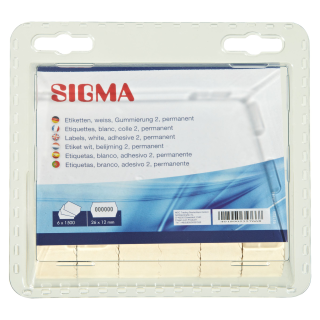 Sigma Etiketten selbstklebend