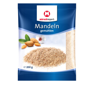 Märsch Import Californische Mandeln gemahlen 200 g Beutel