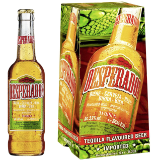 Desperados Tequila Flavoured Bier 5.9 % Vol. - 4 x 0,33 l...
