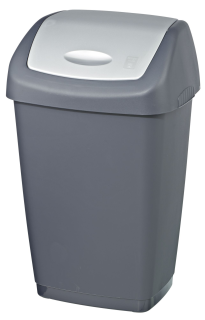Tarrington House Schwingdeckeleimer Anthrazit 25 l