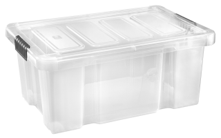 Tarrington House Clear Box mit Deckel Transparent