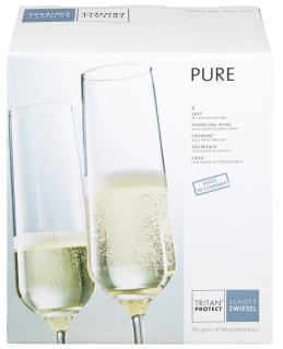 Zwiesel Sektglas mit Moussierpunkt