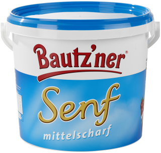 Y Bautzener Senf Mittelscharf Eimer / 5kg