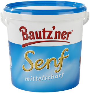 Y Bautzener Senf Mittelscharf Eimer / 10kg