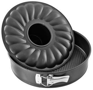 Zenker Springform mit Flach- & Rohrboden Black...