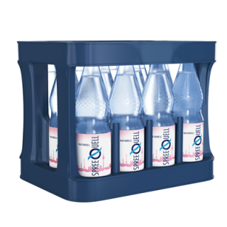 Spreequell Mineralwasser Naturell 12 x 1 l Flaschen