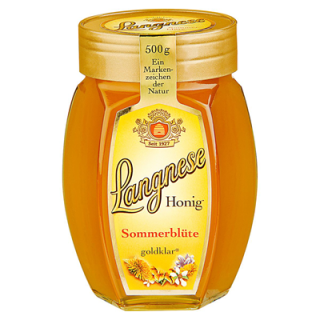 Langnese Sommerblüte goldklar cremig - 500 g Glas
