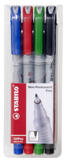 STABILO OHPen universal - 4 Stück