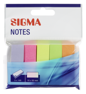 Sigma Index Haftmarker - 5 x 100 Streifen