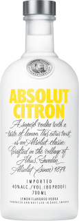 Absolut Citron - 0,70 l Flasche