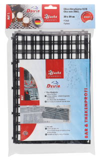 Delfin Gläserabtropfmatte Schwarz