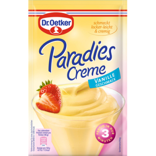 Dr. Oetker Paradiescreme Vanille Cremepulver ohne Kochen 60 g
