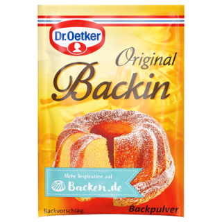 Dr. Oetker Backpulver Original Backin - 160 g Packung