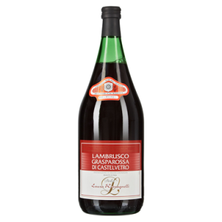 Laura Romagnelli Lambrusco Grasparossa di Castelvetro Rotwein 1,5 l Flasche