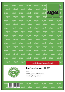 Sigel DIN A5 Lieferscheinbuch