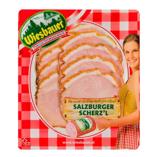Wiesbauer Salzburger Scherz’l Gekochter Schinken - 80 g Packung