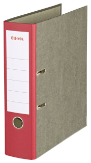 Sigma Ordner Wolkenmarmor Breit Rot - 5 Stück
