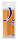aro Bleistift mit Radiergummi HB 190 mm Orange - 10 Stück