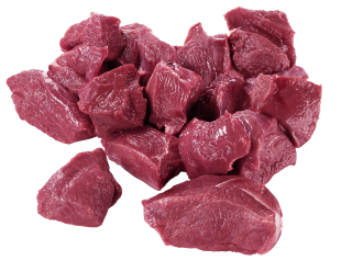 Hirschgulasch tiefgefroren 1000g