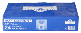 Van Well Schapsgläser Stamper Rotring Mannheim
