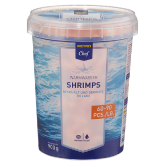 Y Horeca Shrimps Warmwasser 60/90 - 900g