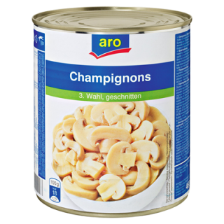 Aro Champignons 3. Wahl / 850ml