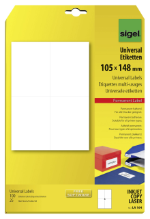 Sigel LA164 Universaletiketten