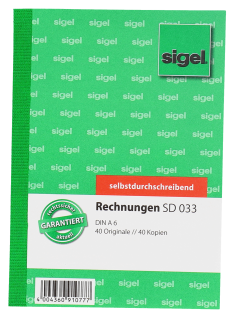 Sigel DIN A6 Rechnungen SD 033