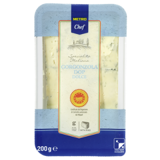 METRO Chef Gorgonzola Dolce mit Rinde, DOP,...