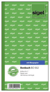 Sigel BO002 Bonbuch Nr. 2