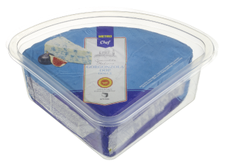 METRO Chef Gorgonzola Dolce mit Rinde, DOP, mind. 48 % Fett i. Tr. - ca. 1,5 kg Packung je kg