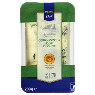 METRO Chef Gorgonzola Piccante mit Rinde, DOP, 48 % Fett...