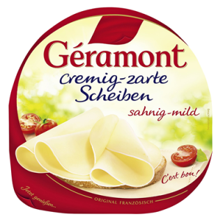 Géramont Scheiben Sahnig-mild 60 % Fett - 1 x 150 g Packung