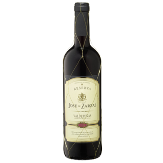 Jose de Zaras Reserva Valdepeñas Rotwein trocken 750 ml Flasche
