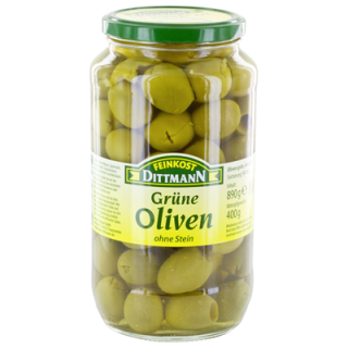 MAMMUTOLIVEN GRUEN OHNE STEIN IN LAKE GLAS 935ml
