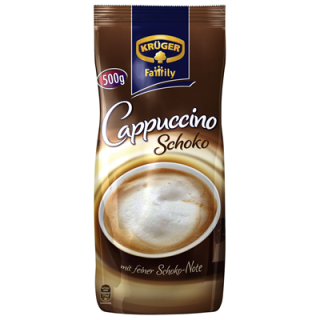Krüger Cappuccino Schoko Instant-Kaffee - 500 g Beutel