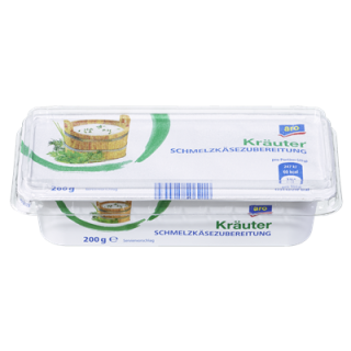 aro Schmelzkäse Kräuter 50 % Fett 200 g Packung