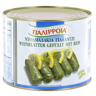 Palirria Weinblätter gefüllt mit Reis 2 kg Dose