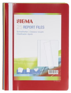 Sigma Schnellhefter A4 Farbig sortiert 23  x  31 cm - 25 Stück