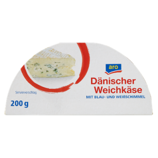 aro Dänischer Blauschimmel Weichkäse 65% Fett...