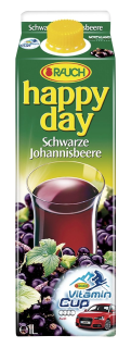 Happy Day Fruchtsaft Schwarze Johannisbeere 25 %...