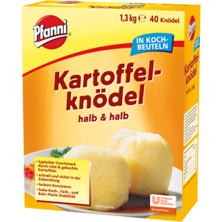 Pfanni Kartoffelknödel halb und halb - 1,30 kg Karton