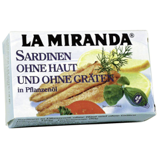 LA MIRANDA OELSARDINEN O.H.O.GR. 125g