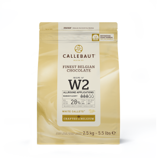 Callebaut Kuvertüre-Callets Weiß 28 % Kakao -...