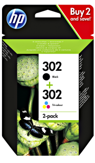 HP Tintenpatronen 302 Black/302 Tri-Colour Multipack