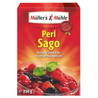 Müllers Mühle Perlsago - 1 x 250 g Faltschachtel